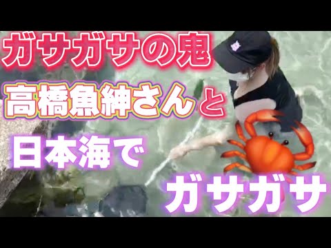 【高橋魚紳さんコラボ】日本海でガサガサ！何が捕れるかな【釣りガール】